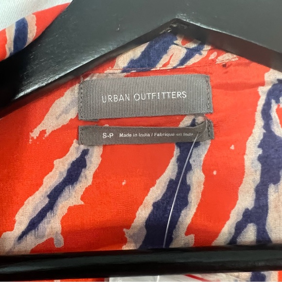 UO Silver Sun Mini Wrap Dress - Picture 6 of 7